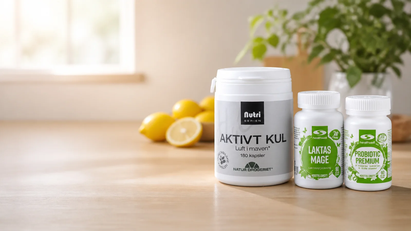 kosttilskud mod oppustet mave
