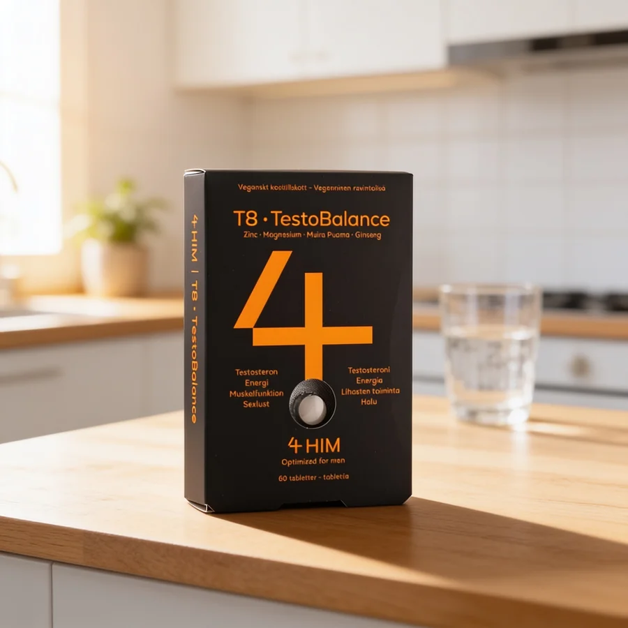 4 HIM T8 TestoBalance i et hverdagsmiljø