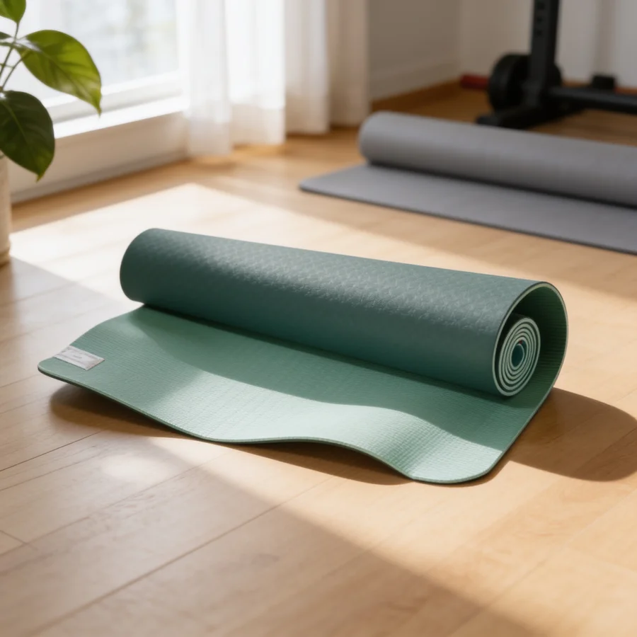 Abilica ECO YogaMat (TPE) i et hverdagsmiljø