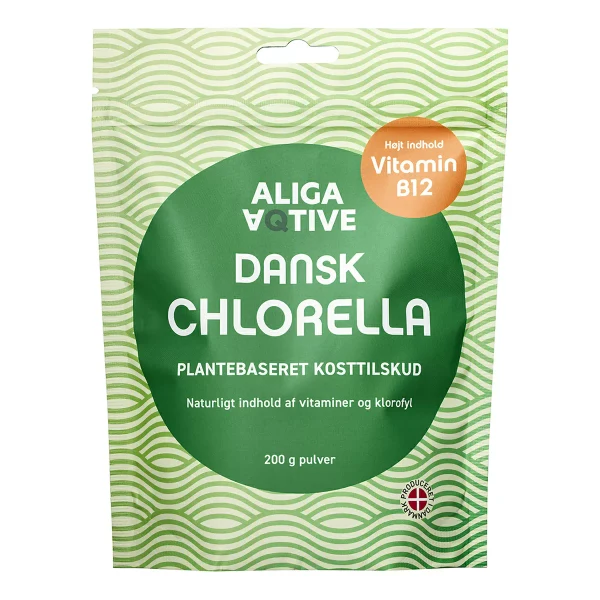 Aliga Aqtive Dansk Chlorella pulver