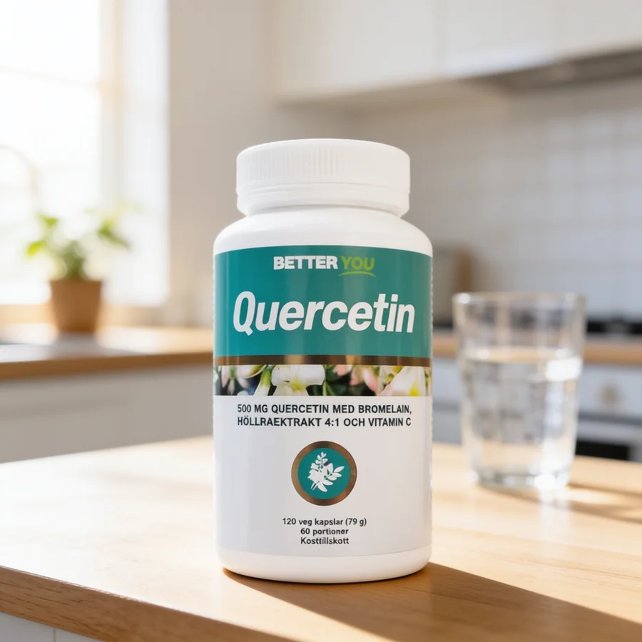Better You Quercetin 120 i et hverdagsmiljø