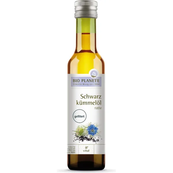 BioPlanète Sortkommenolie Økologisk 250 ml