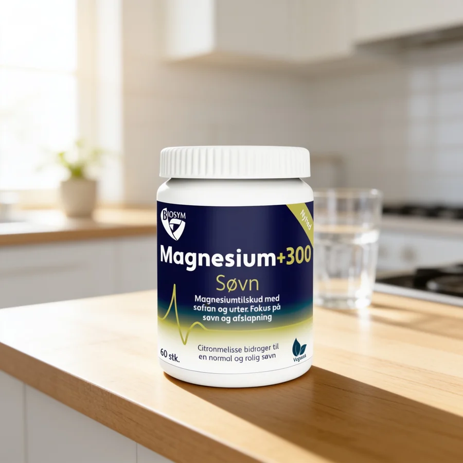 Biosym Magnesium+300 Søvn i et hverdagsmiljø