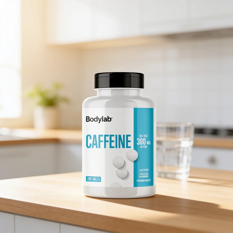 Bodylab Caffeine (200 tabletter) i et hverdagsmiljø