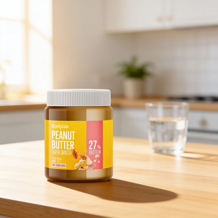 Bodylab Peanut Butter Super Smooth i et hverdagsmiljø