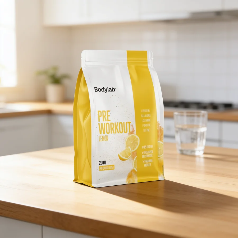 Bodylab Pre Workout i et hverdagsmiljø