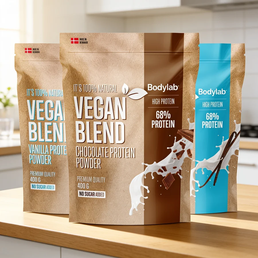 Bodylab Vegan Protein Blend i et hverdagsmiljø