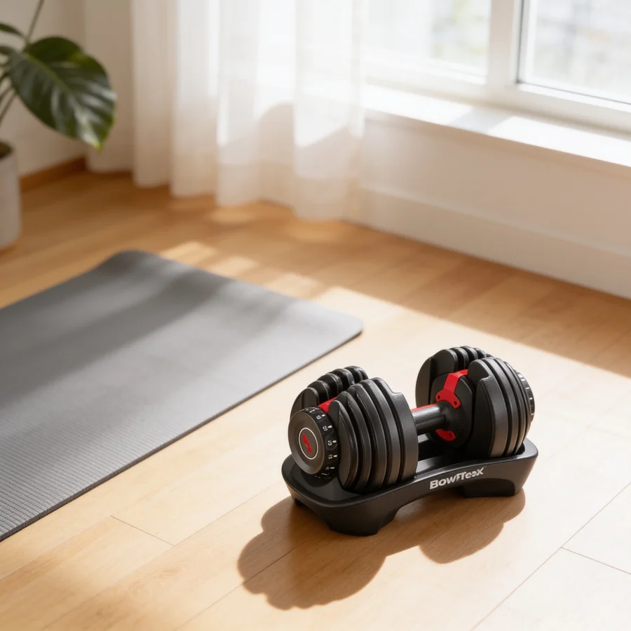Bowflex SelectTech 552i i et hverdagsmiljø