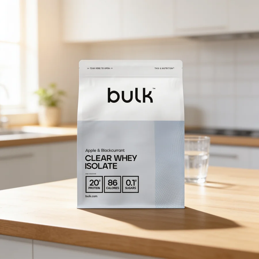 Bulk Clear Whey Isolate i et hverdagsmiljø