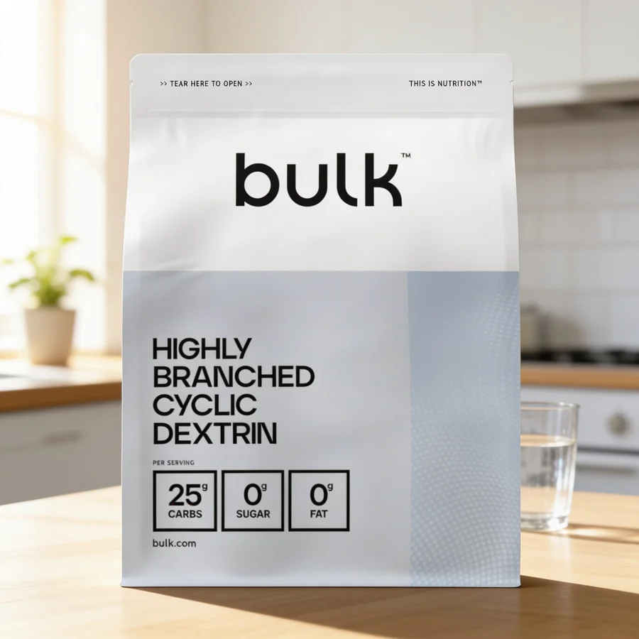 Bulk Highly Branched Cyclic Dextrin (Cluster Dextrin) i et hverdagsmiljø