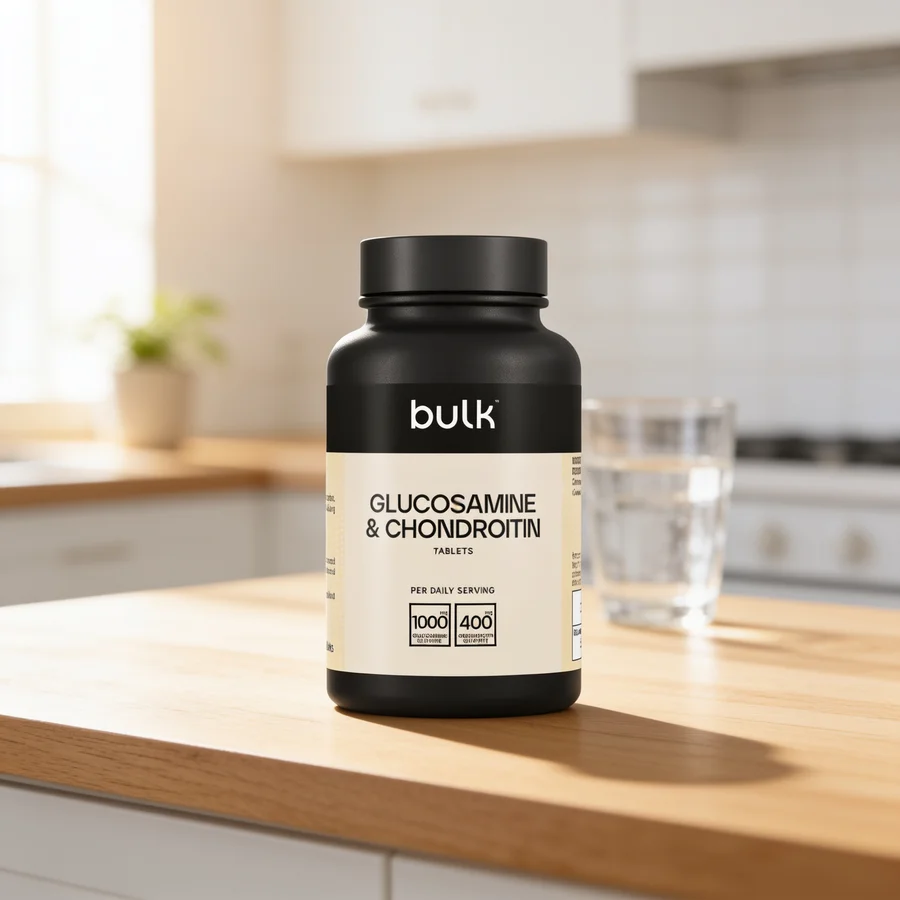 Bulk Glukosamin & Chondroitin Tabletter 700 mg i et hverdagsmiljø