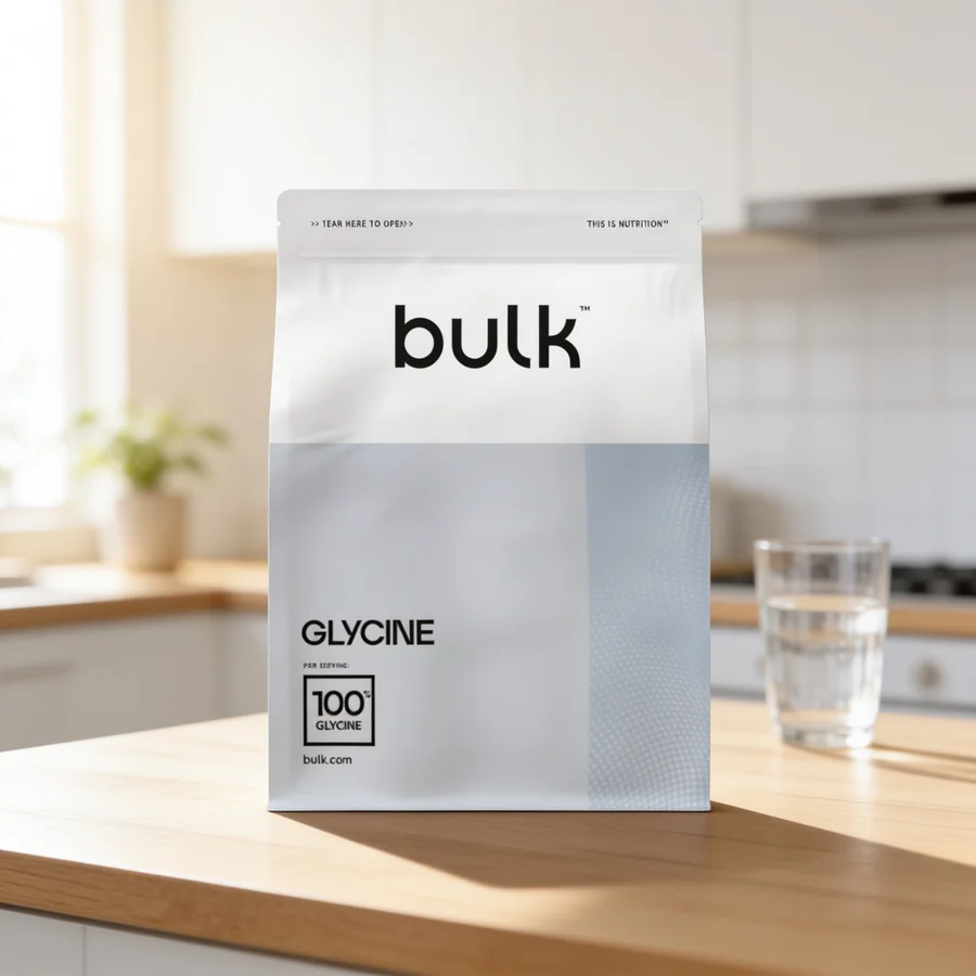 Bulk Glycinpulver (L-Glycine Powder) i et hverdagsmiljø