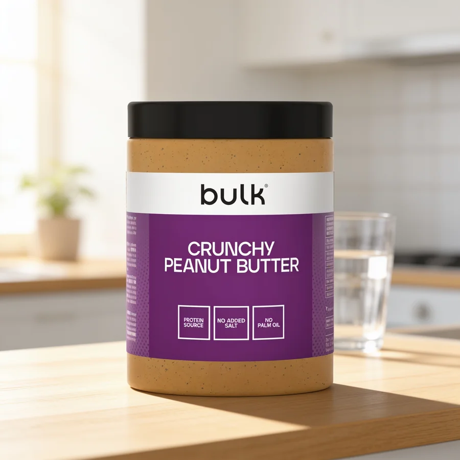 Bulk Peanut Butter (Smooth/Crunchy) i et hverdagsmiljø