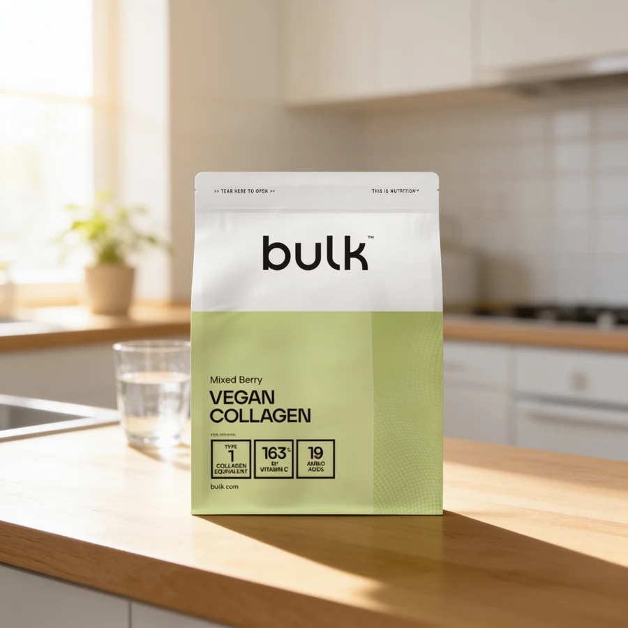 Bulk Vegansk Kollagen (VeCollal) i et hverdagsmiljø