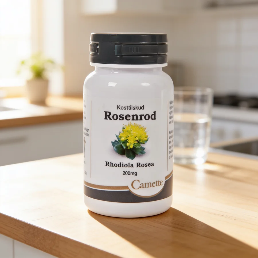 Camette Rosenrod (Rhodiola Rosea 200 mg) i et hverdagsmiljø