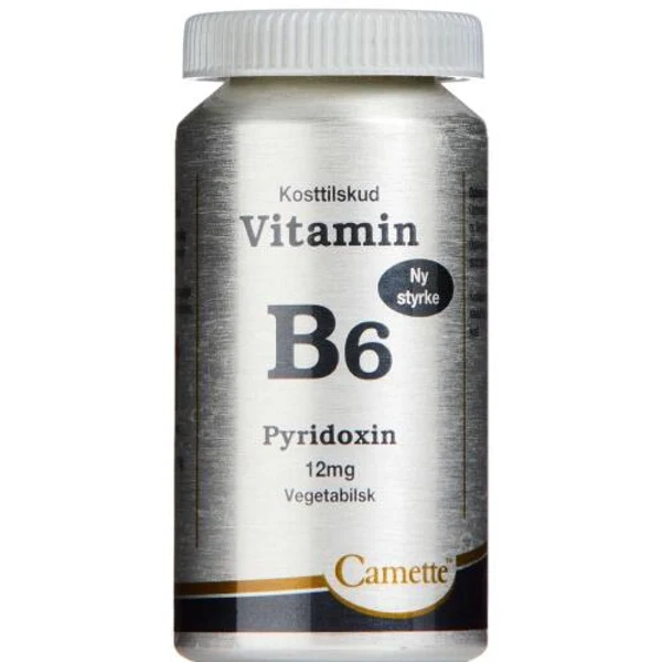 Camette Vitamin B6 Pyridoxin 12 mg