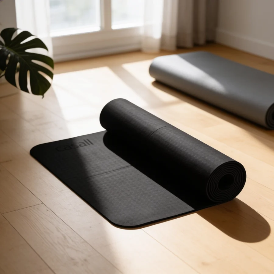 Casall Yoga Mat Position 4 mm i et hverdagsmiljø