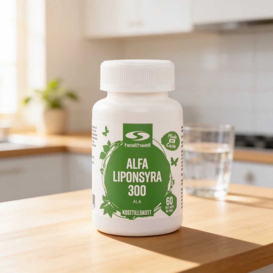 Alfa Liponsyre 300 i et hverdagsmiljø