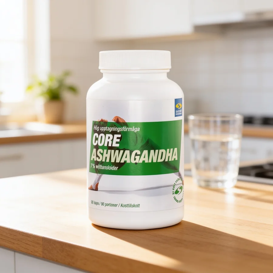Core Ashwagandha i et hverdagsmiljø