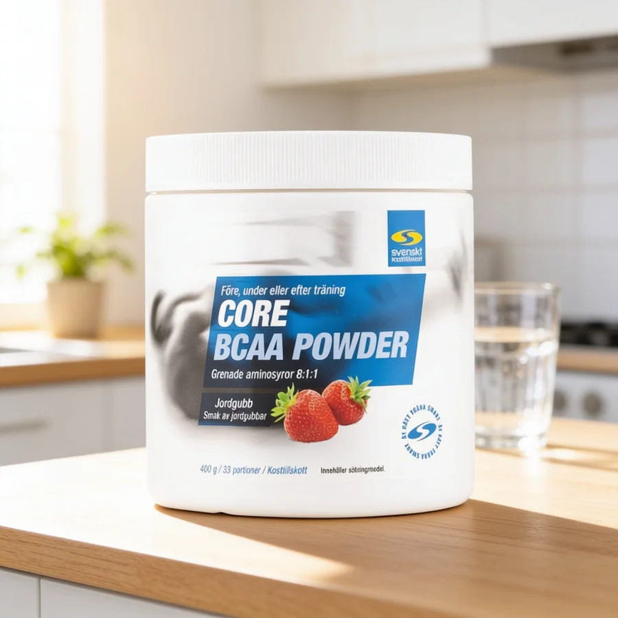 Core BCAA Powder i et hverdagsmiljø