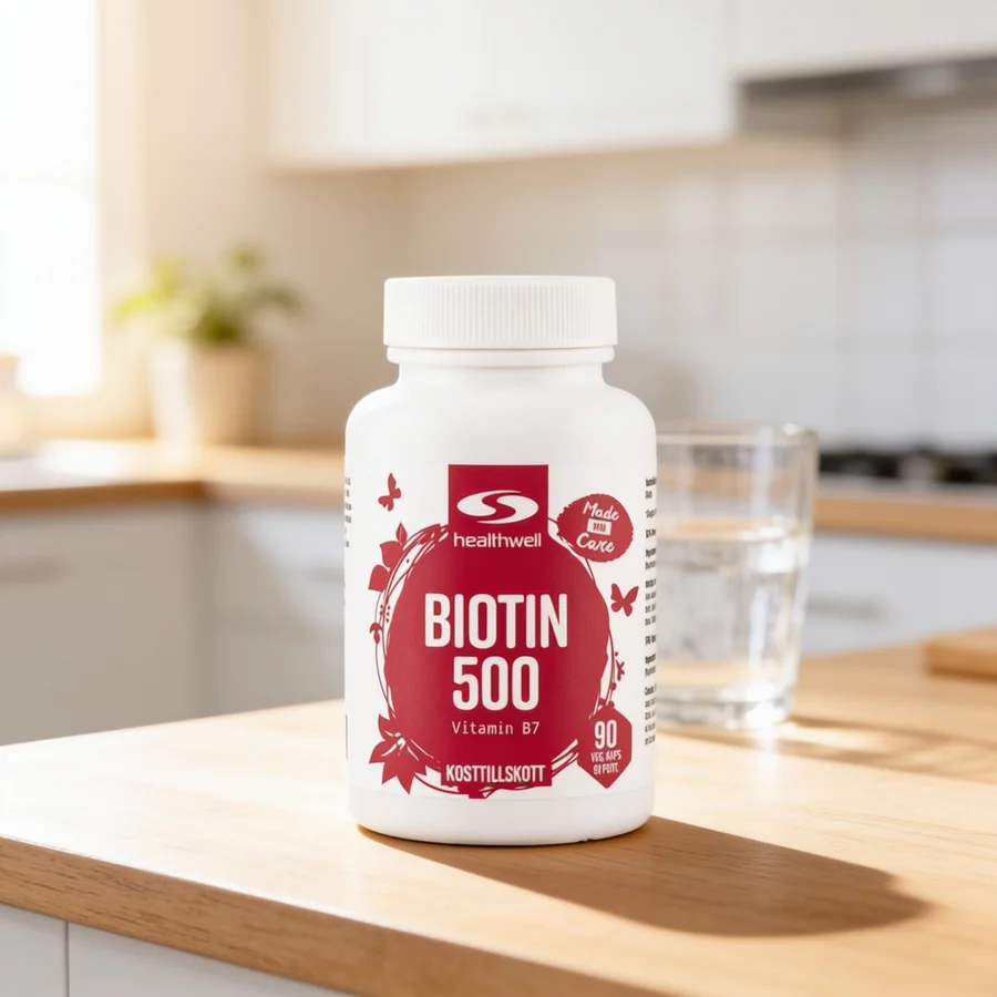 Core Biotin 500 i et hverdagsmiljø