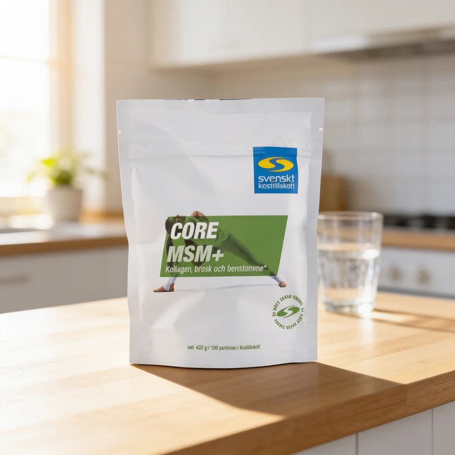 Core MSM+ Pulver i et hverdagsmiljø