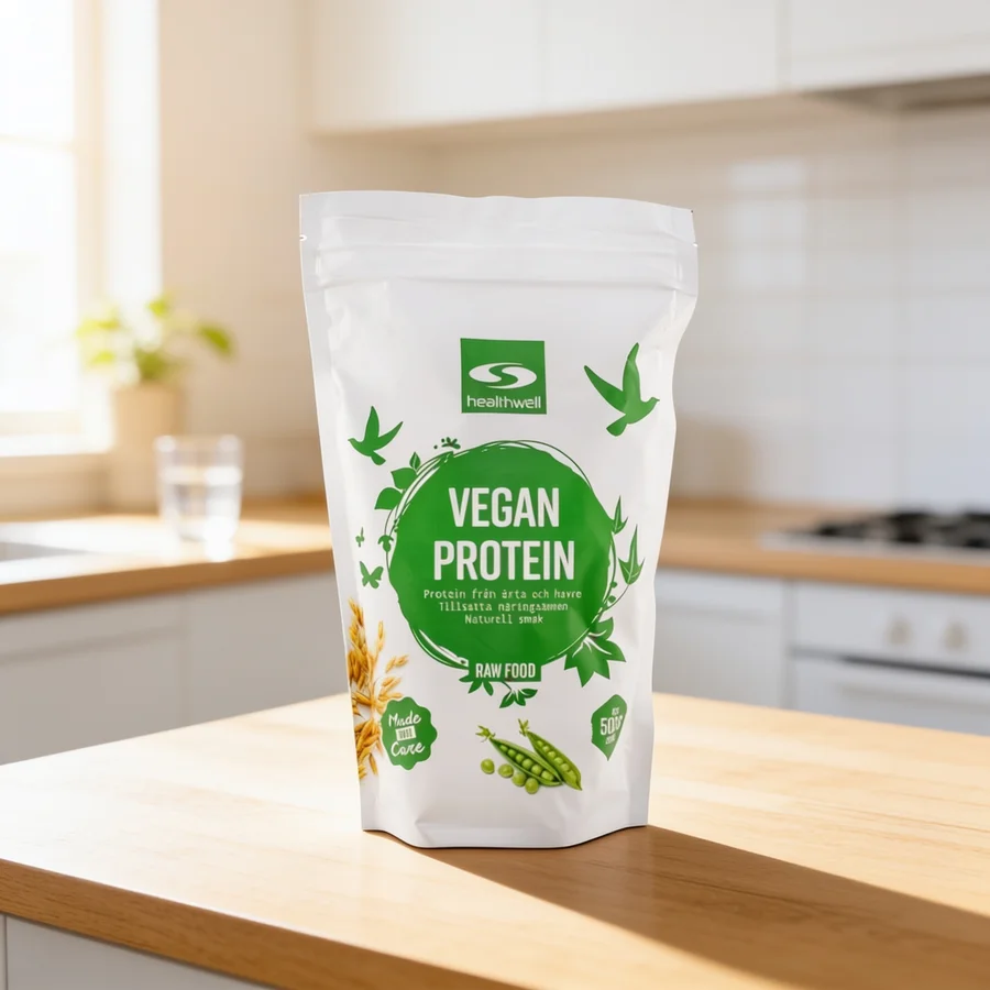 Core Vegan Protein i et hverdagsmiljø