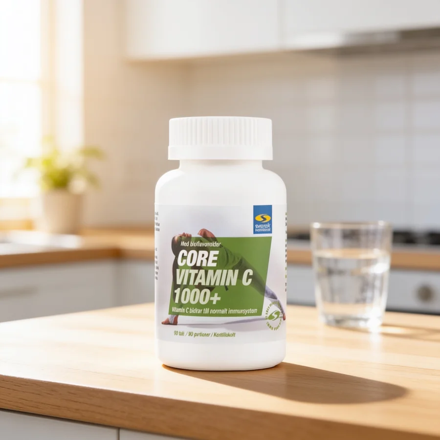 Core Vitamin C 1000+ i et hverdagsmiljø