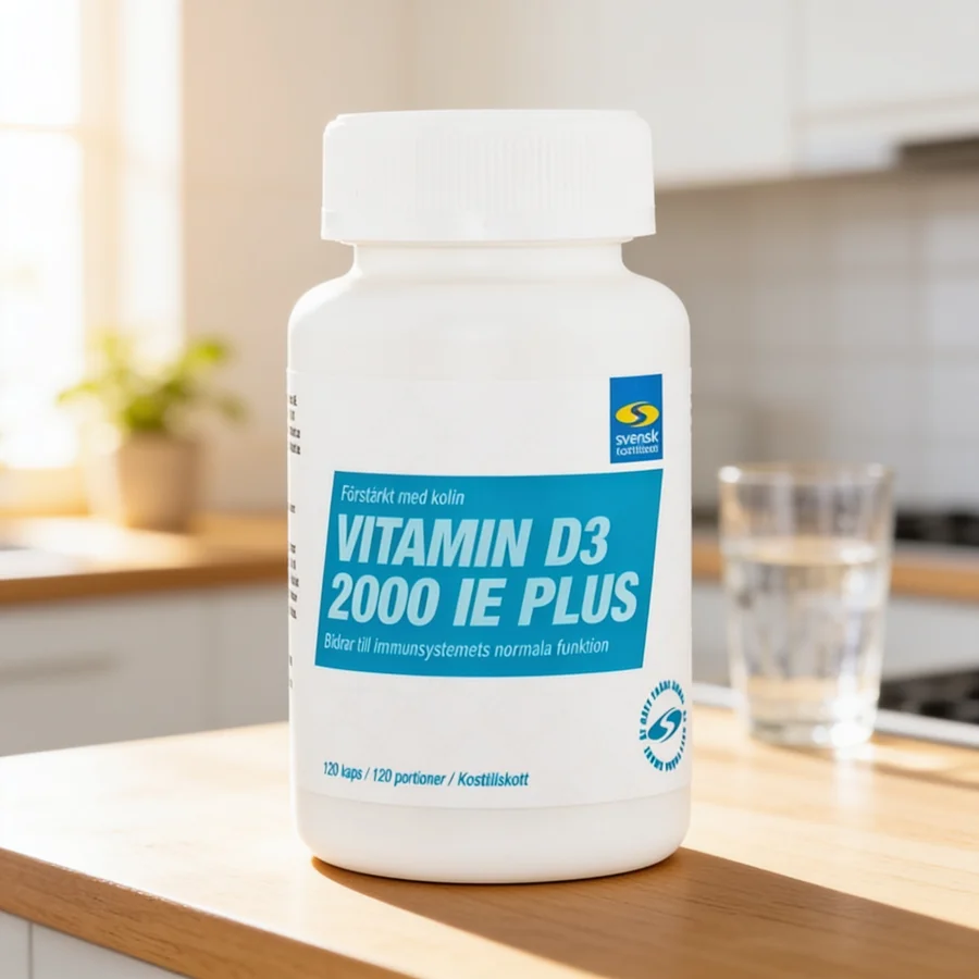 Core Vitamin D3 2000 IE+ i et hverdagsmiljø