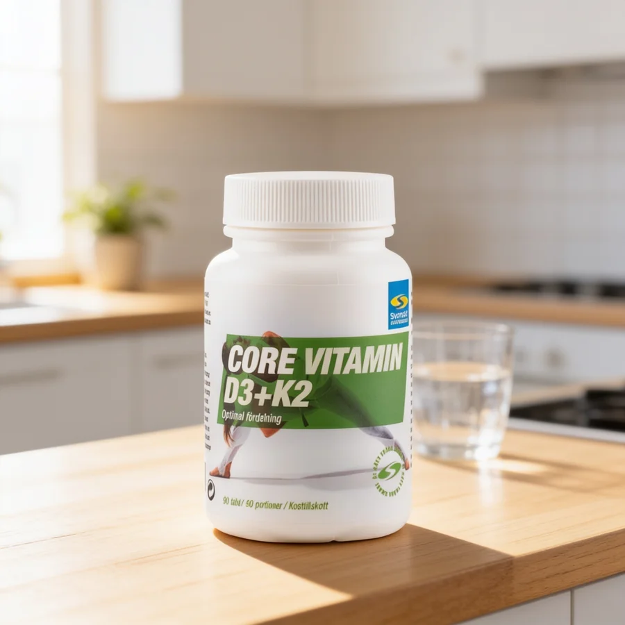 Core Vitamin D3+K2 i et hverdagsmiljø