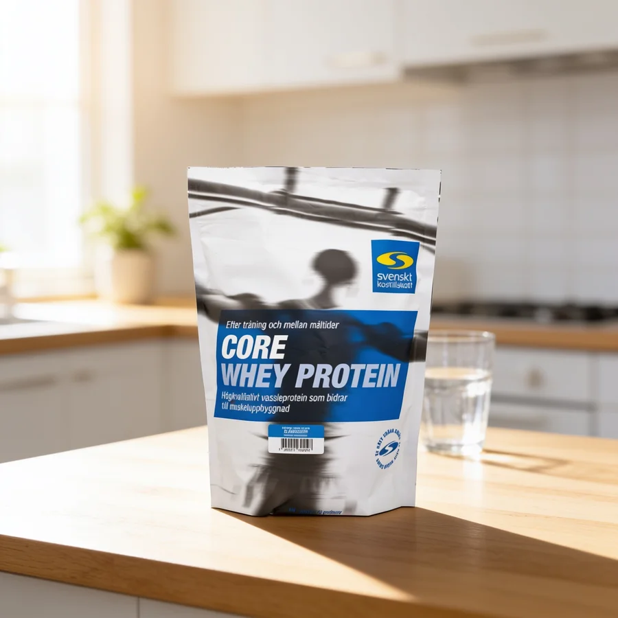 Core Whey Protein (Neutral) i et hverdagsmiljø