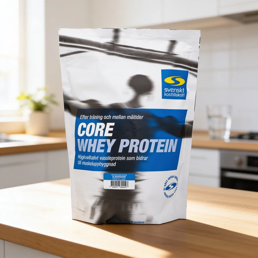 Core Whey Protein i et hverdagsmiljø
