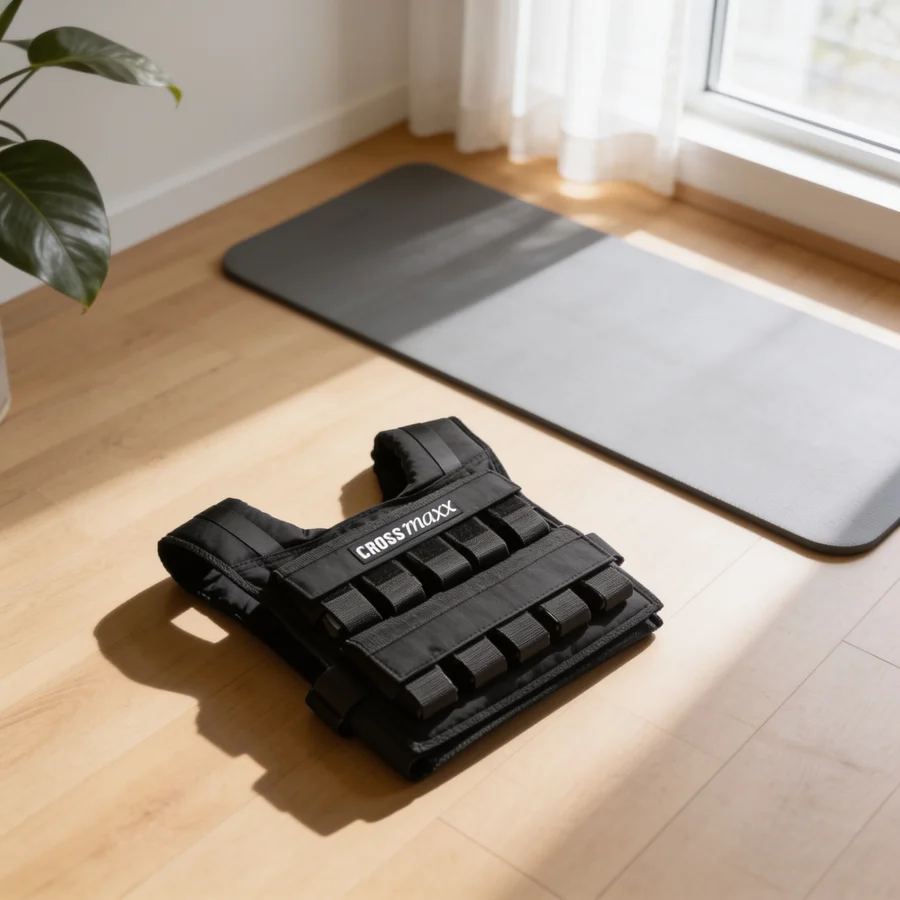 Crossmaxx Weightvest PRO 20 kg i et hverdagsmiljø