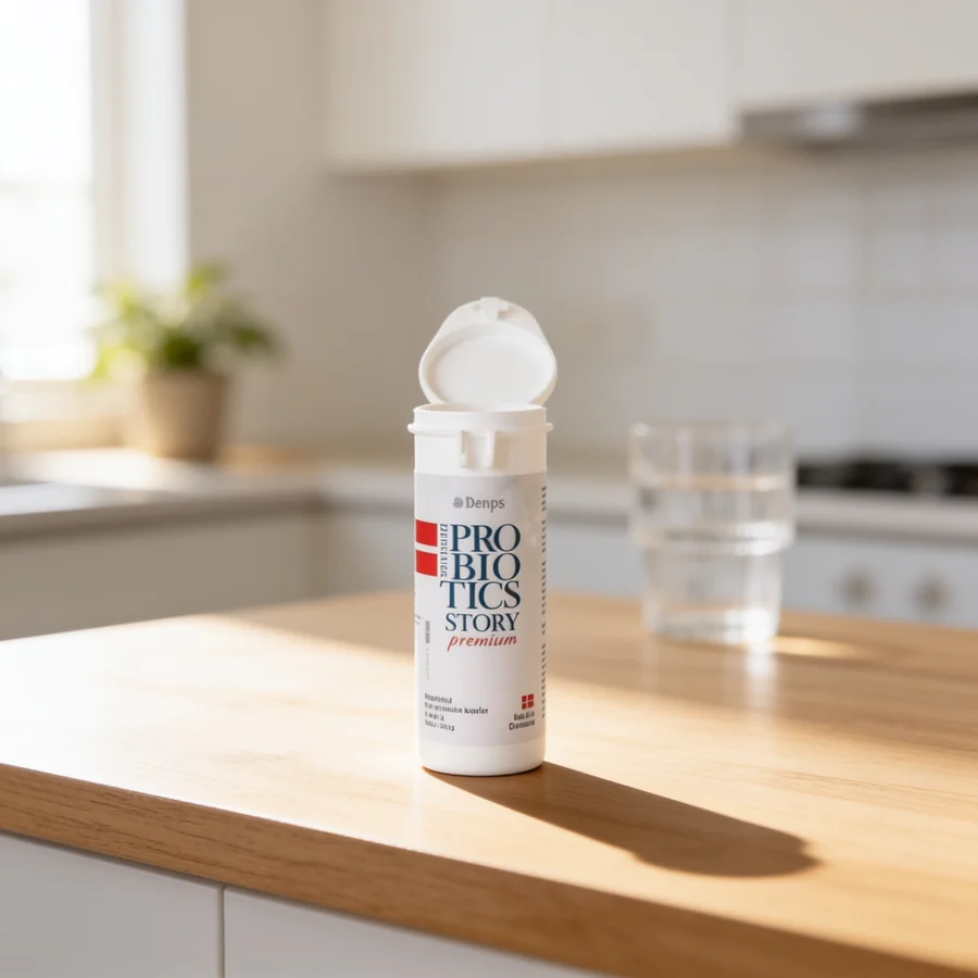 Denmark Probiotics Story Premium i et hverdagsmiljø