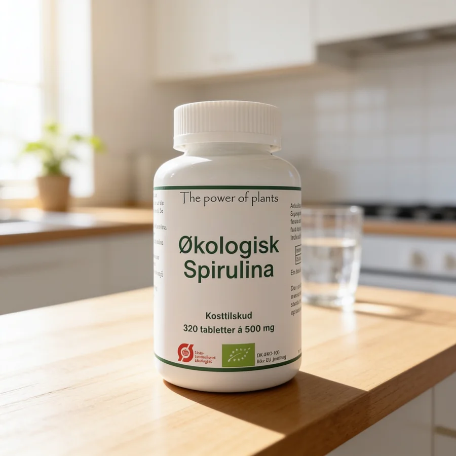 Spirulina Ø 500 mg (320 tabletter) i et hverdagsmiljø