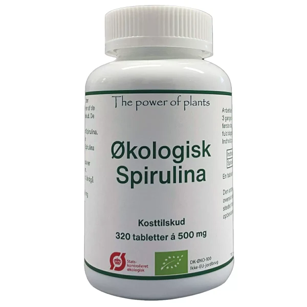 Spirulina Ø 500 mg (320 tabletter)