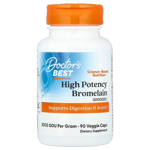 Doctor's Best Bromelain 500 mg (3000 GDU/g)