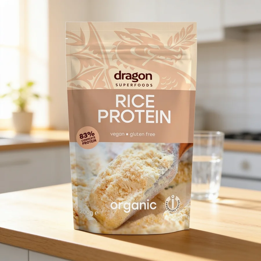 Dragon Superfoods Risprotein 83% Ø i et hverdagsmiljø