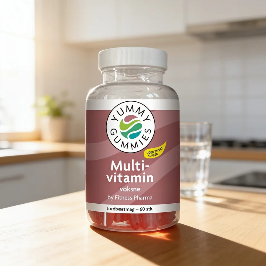 Yummy Gummies by Fitness Pharma Multivitamin Voksne i et hverdagsmiljø