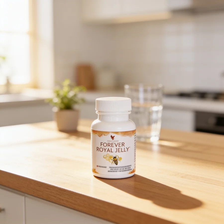 Forever Royal Jelly, 60 tabletter i et hverdagsmiljø