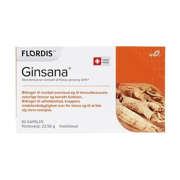 Ginsana G115 Standardiseret Ekstrakt af Panax Ginseng