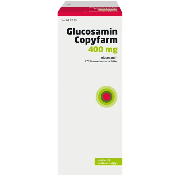 Glucosamin Copyfarm 400 mg (270 tabletter)