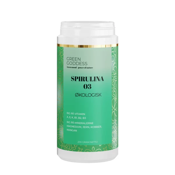 Green Goddess Økologisk Spirulina (pulver)