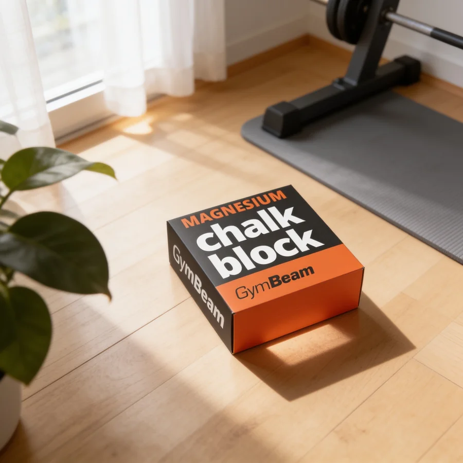 GymBeam Magnesium Blok i et hverdagsmiljø