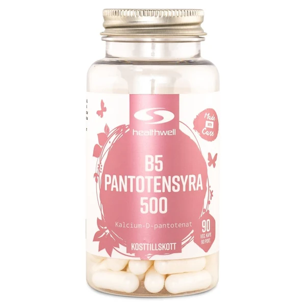 Healthwell B5 Pantothensyre 500