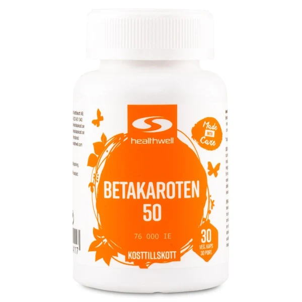 Healthwell Betacaroten 50
