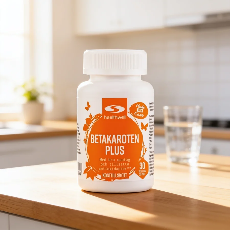 Betacaroten Plus i et hverdagsmiljø