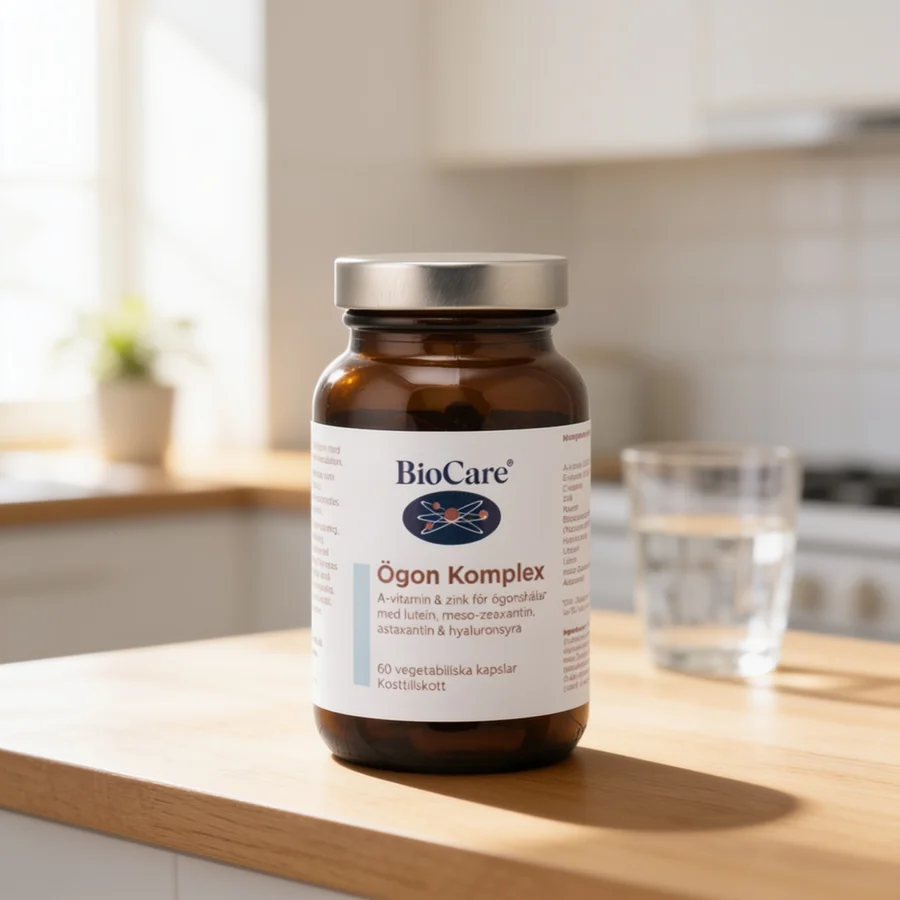 BioCare Øjen Komplex i et hverdagsmiljø
