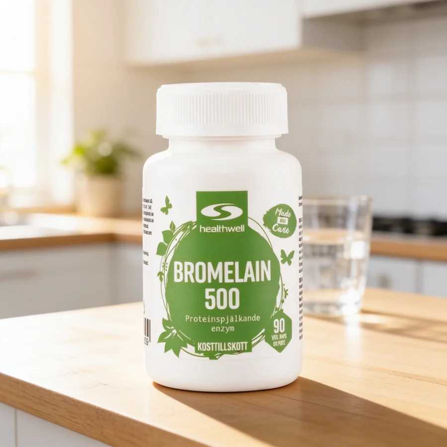 Healthwell Bromelain 1000 i et hverdagsmiljø