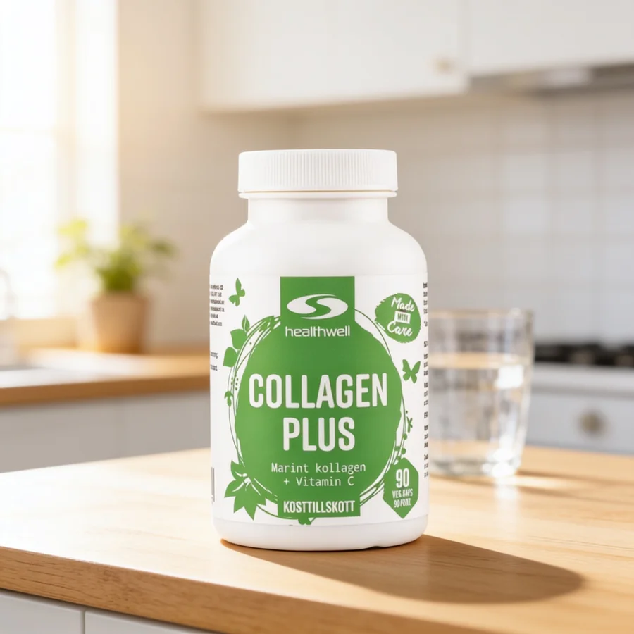 Healthwell Collagen Plus i et hverdagsmiljø